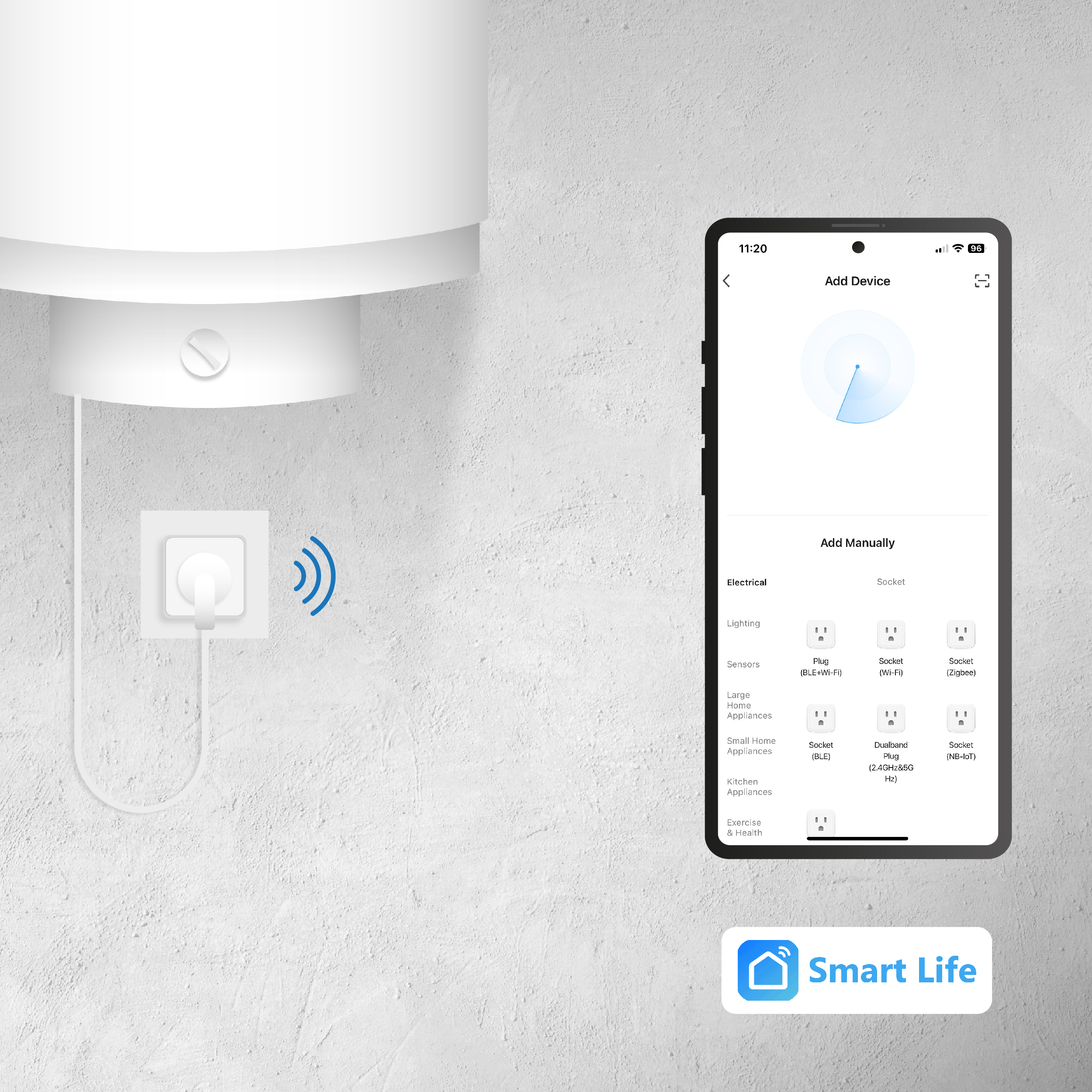 Tomacorriente Enchufe Smart WIFI Monitoreo de Consumo 10A,