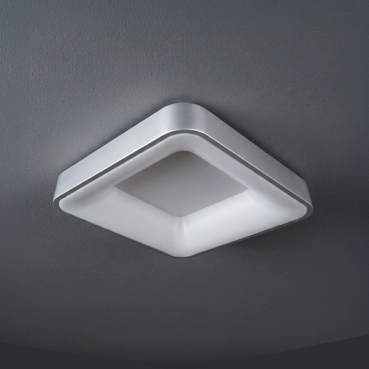 Panel LED Smart Cuadrado Níquel 40x40x9cm 32W 140mA CCT, de Aplicar