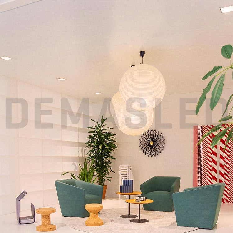 Panel LED cuadrado blanco 22.3x22.3cm 18W 1440lm Cálido, empotrar