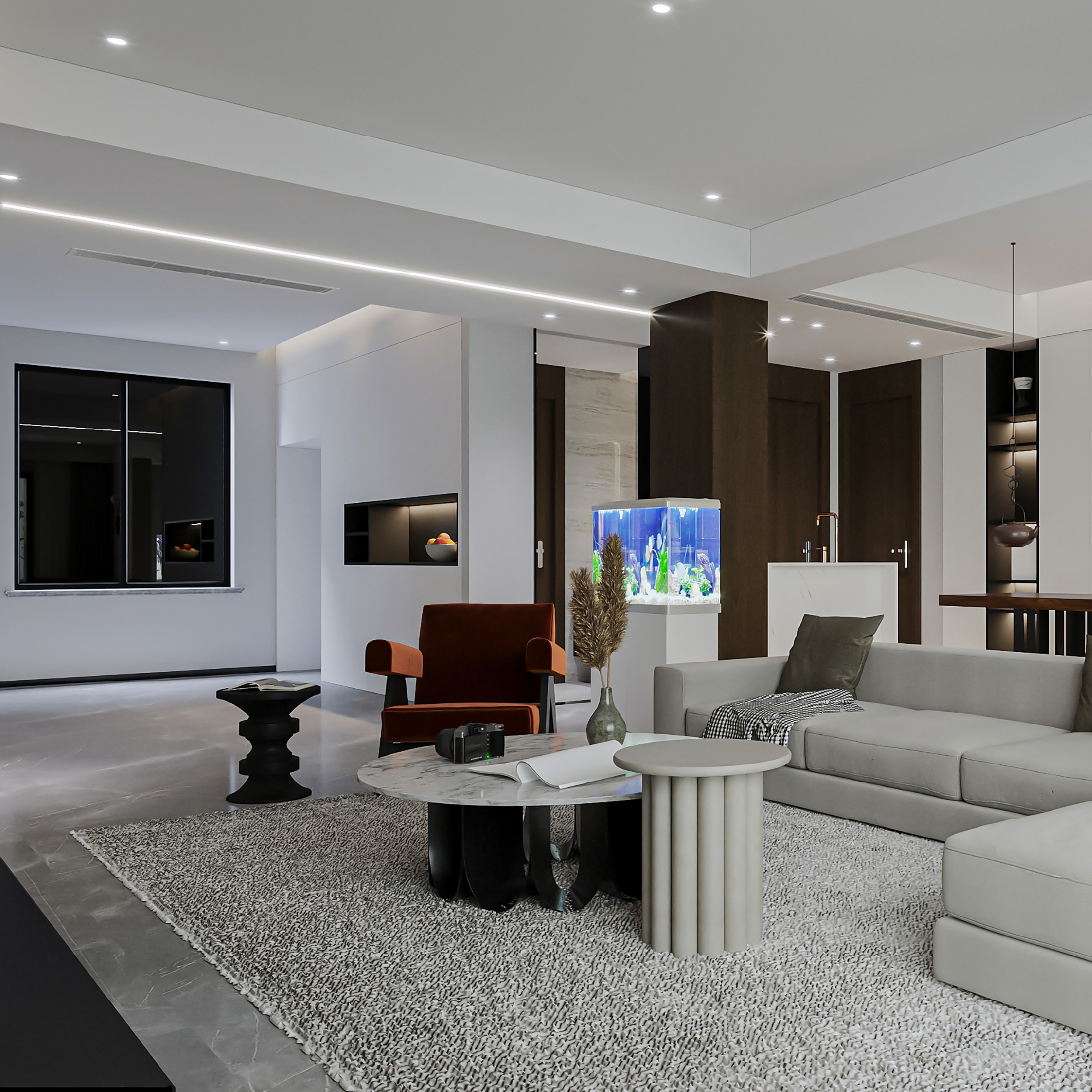 Kit de 2 Tapas y 2 Clips para Perfil de Aluminio , PER-59