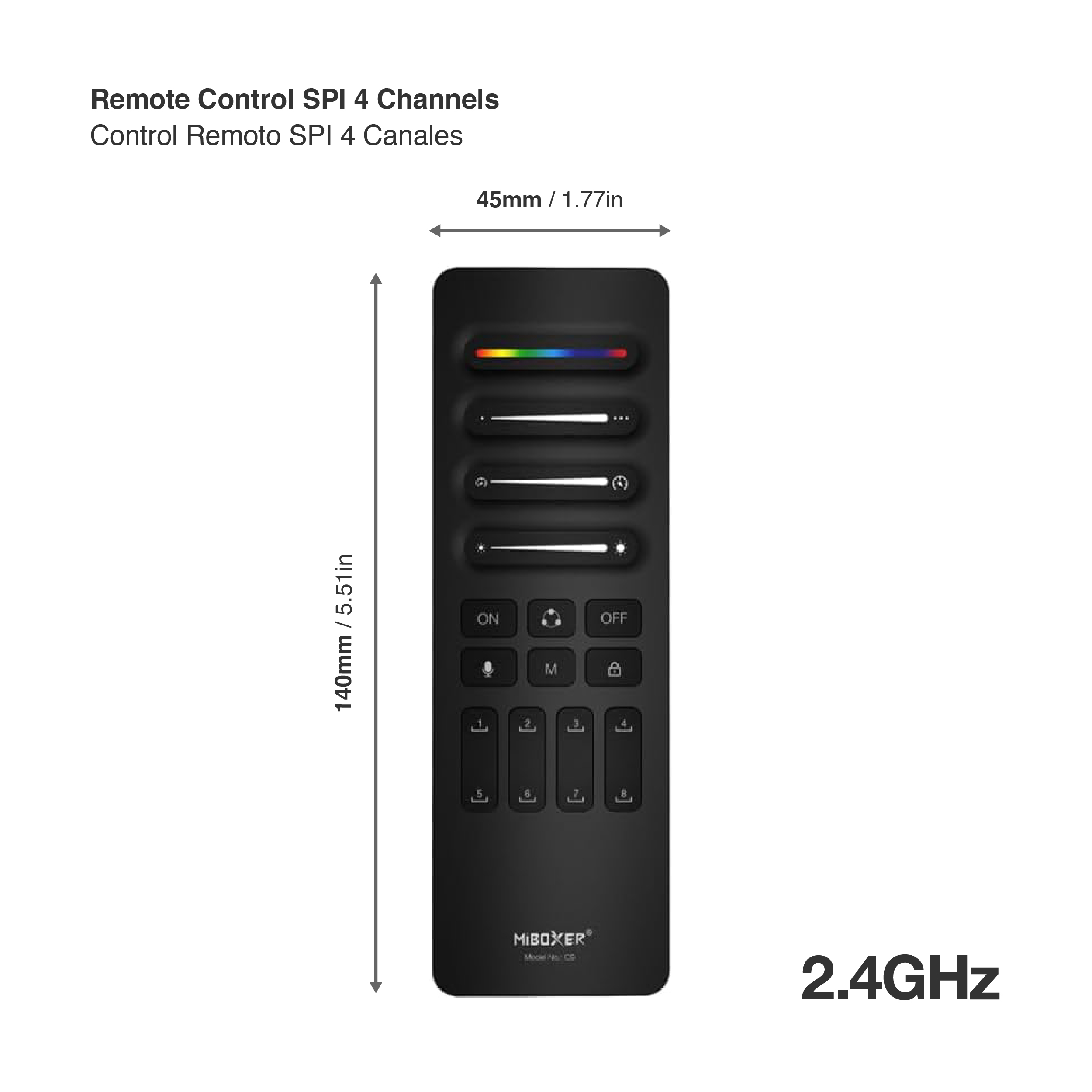 Control Remoto Pixel 3V 2,4Ghz