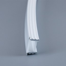 Perfil de Silicona Flexible para Tiras LED Blanco x10mts