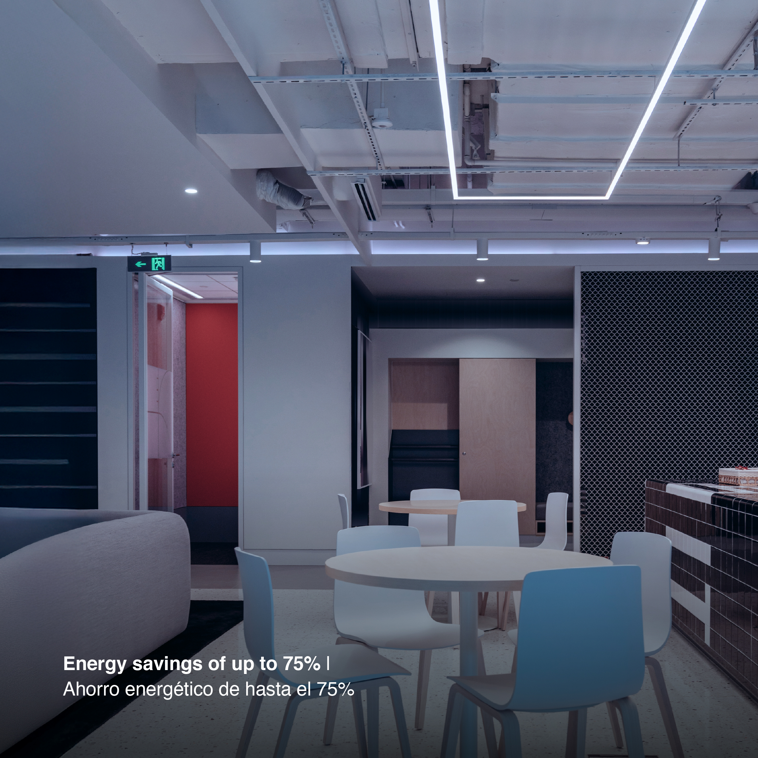 Marco Luminoso LED de 120x60cm 65W 4000lm blanco Frío 6000K