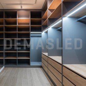 Perfil de Aluminio Flat 17x7mm Blanco, Cover Opal Blanco x2m