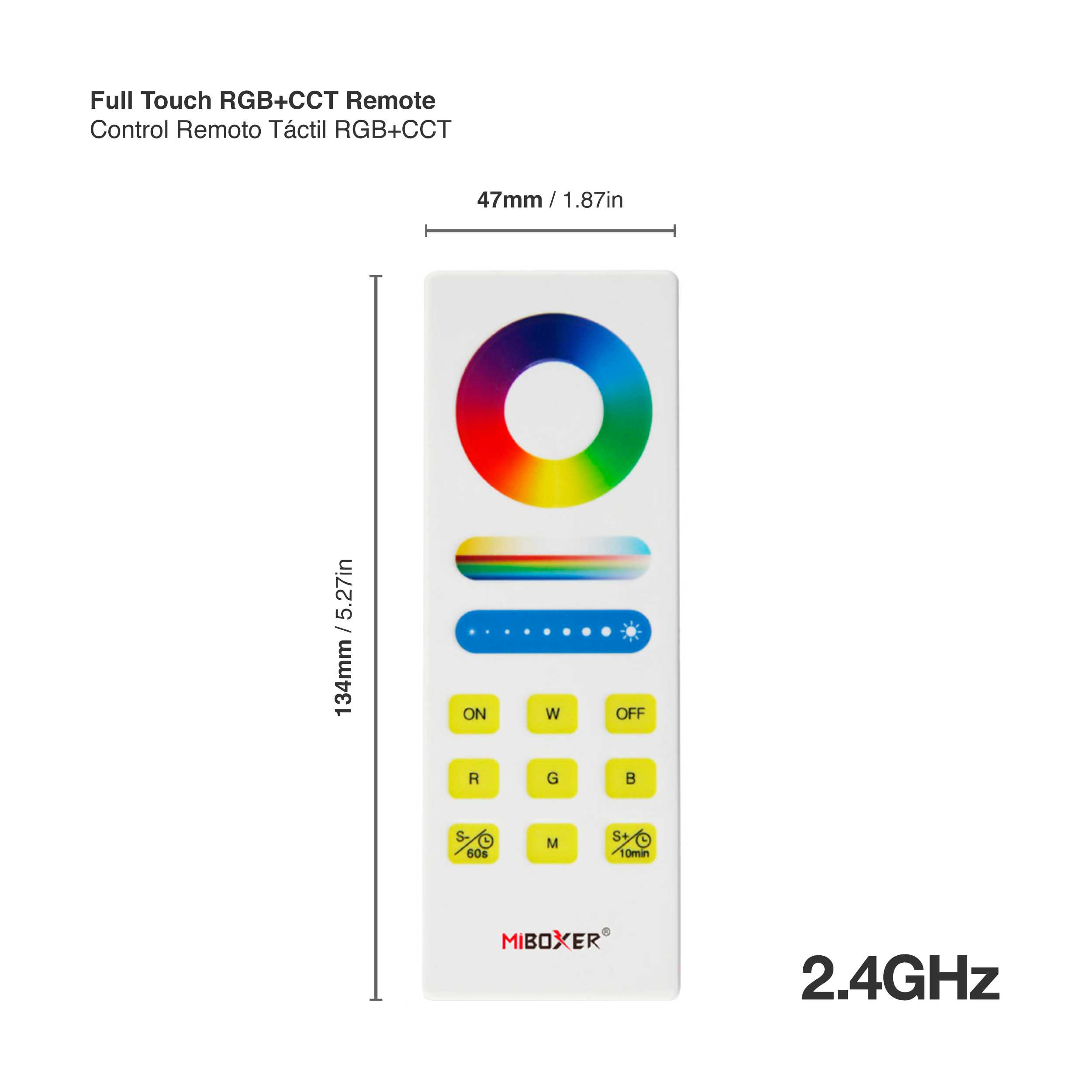 Control Remoto Táctil RGB+CCT 