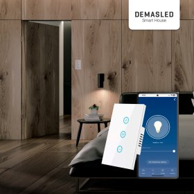Tecla Dimmer Smart WiFi Switch Blanco
