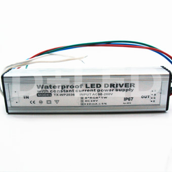 Driver LED, RGB 300mA 1W Entrada: 85-265V