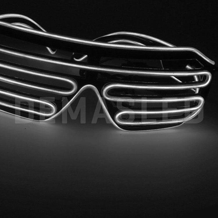 Guirnalda EL, Blanco Frío Neón, 3m, x2 Baterías AA, No incluidas