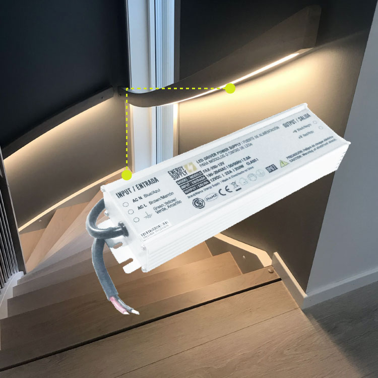 Fuente Switching 12V 20A 240W, 90-264VAC Exterior IP67