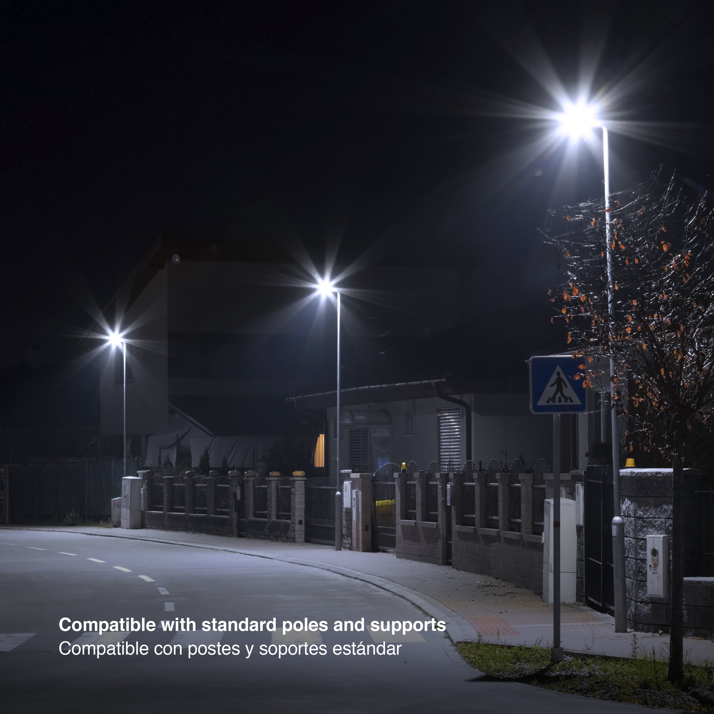 Luminaria de Calle 150W Blanco Frío 6500K 15000lm IP65