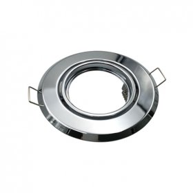 Spot Móvil Cromado 9cm Corte 7cm para Lámpara GU10-MR16