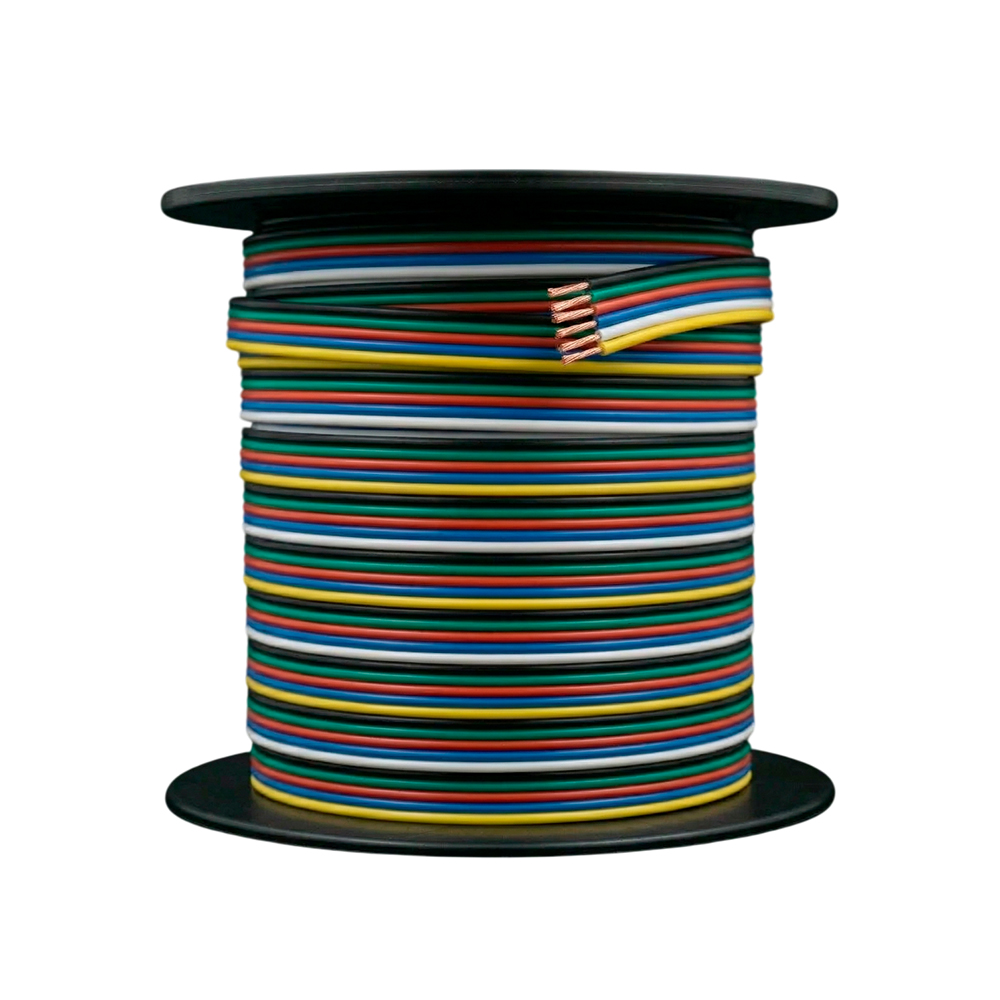 Cable 6 Polos de 0.5mm RGB+CCT - 6x0.5mm (24AWG) - 48V Máx. x10m