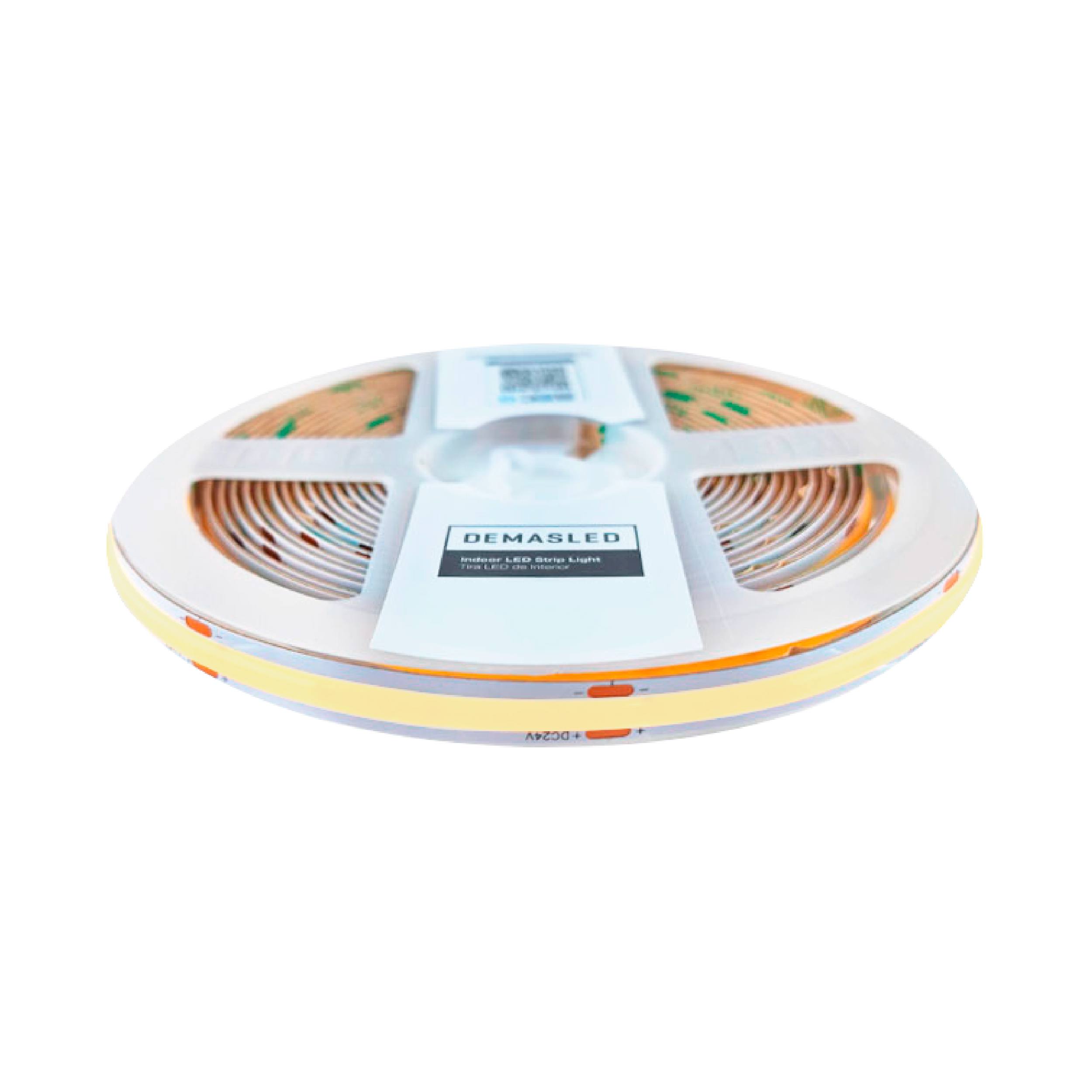 Tira LED COB 24V 11W/m, Blanco Frío 1100lm/m 480LEDs/m, 8mm, 5m