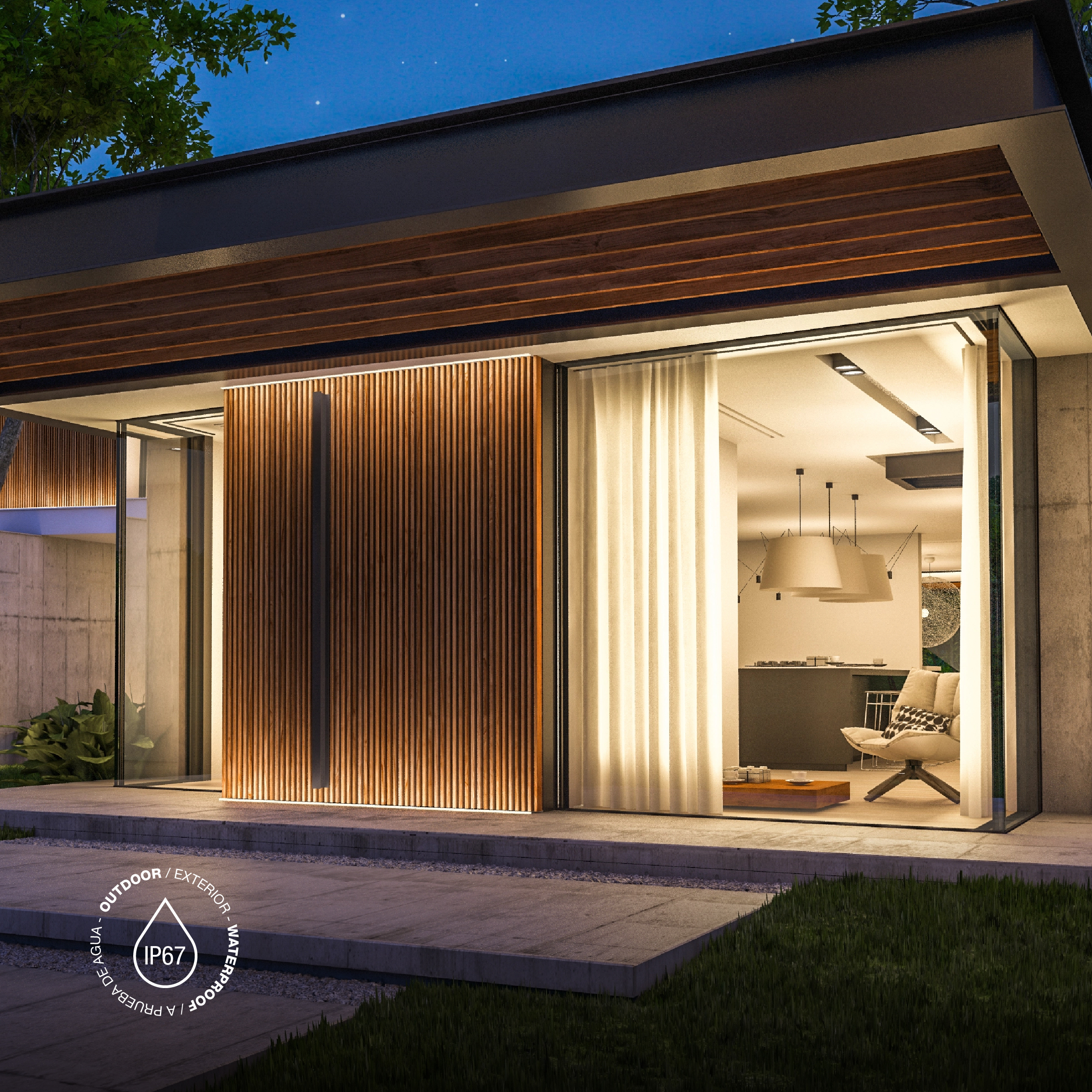 Fuente Switching 24V 4.2A 100W, 90-264VAC Exterior IP67