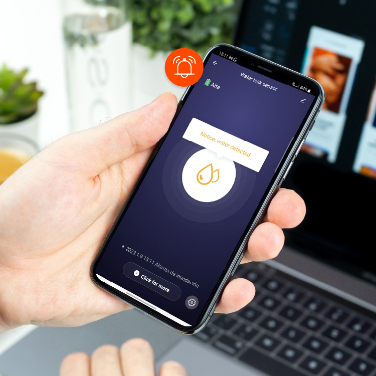 Detector Smart Wifi de Inundaciones 2.4GHz