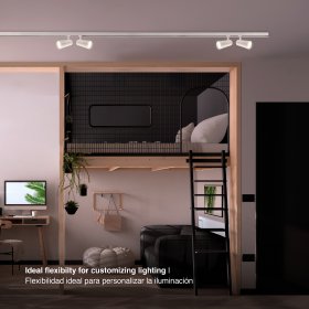 Lámpara LED Track Light para GU10 Blanco