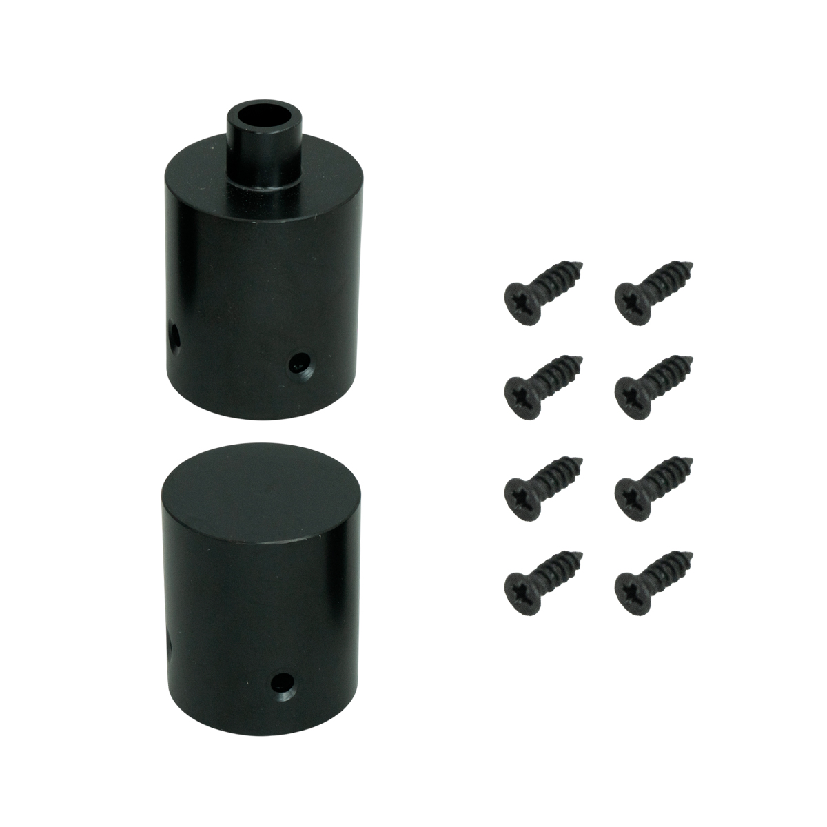 Kit de 2 tapas de Aluminio Negro para tex-11/12