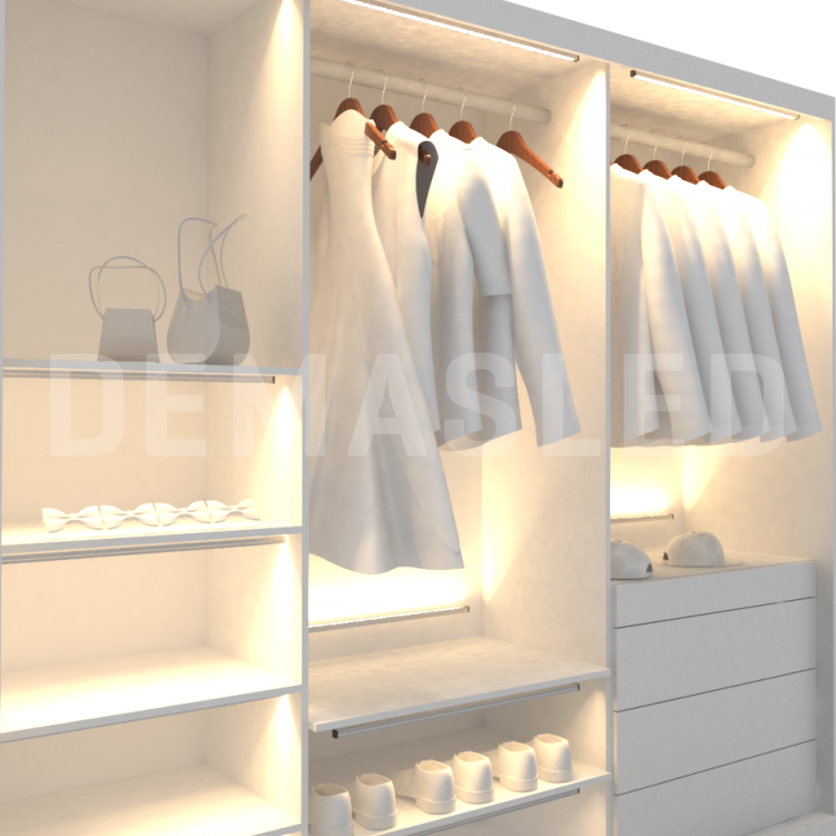 Varilla LED SMD2835, 220V 12W Blanco Neutro 1080lm, 144 LEDs 1m