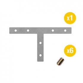 Conector para Perfiles de Aluminio, Forma de T