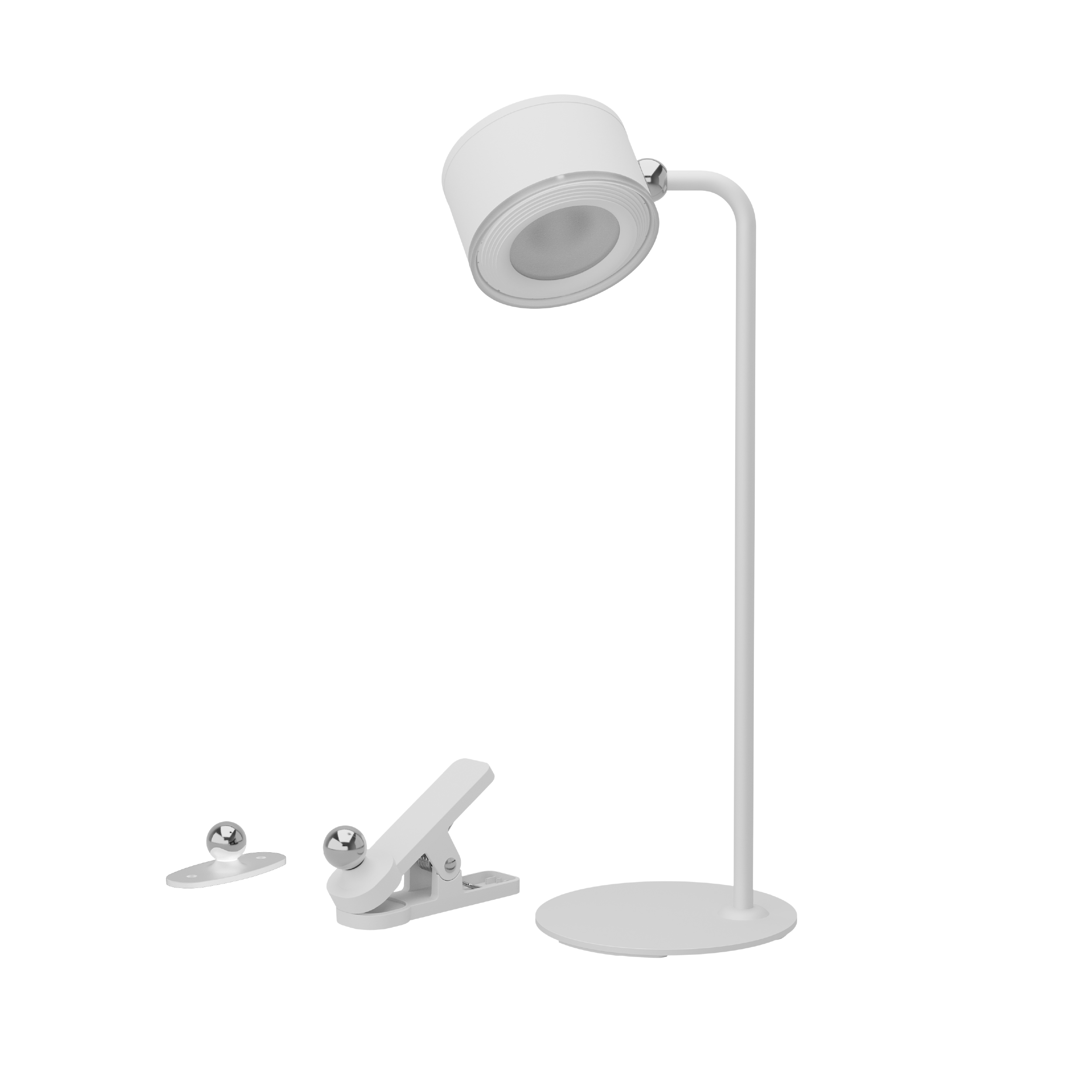 Lámpara Velador Magnético Blanco 3W CCT Batería Recargable 1200mAh