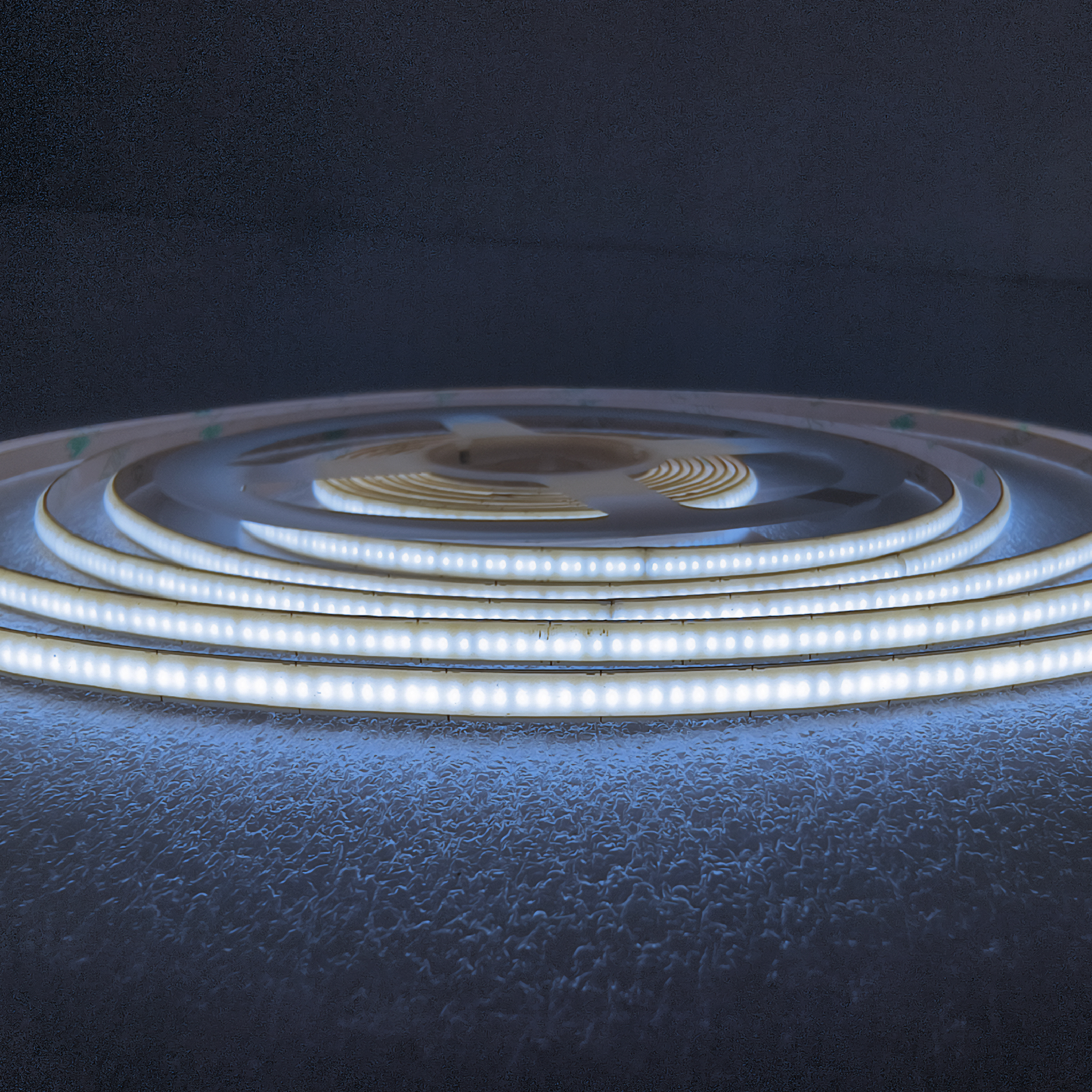 Tira LED COB 24V 8W/m Blanco Frío 5000-5500ºK 540lm/m, 5mm PCB IP33 x5m
