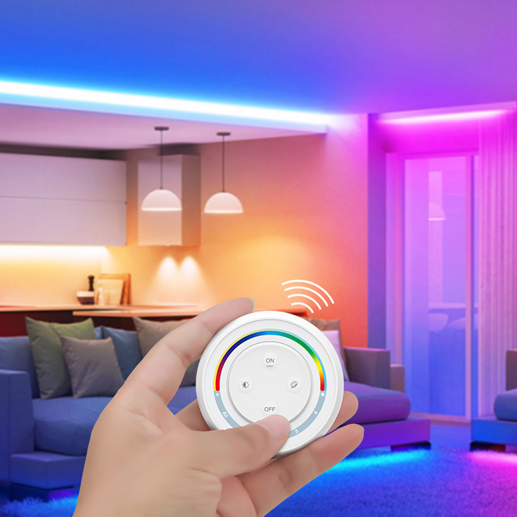 Control Remoto Rainbow de 4 Zonas (RGB+CCT) 3V 2,4GHz