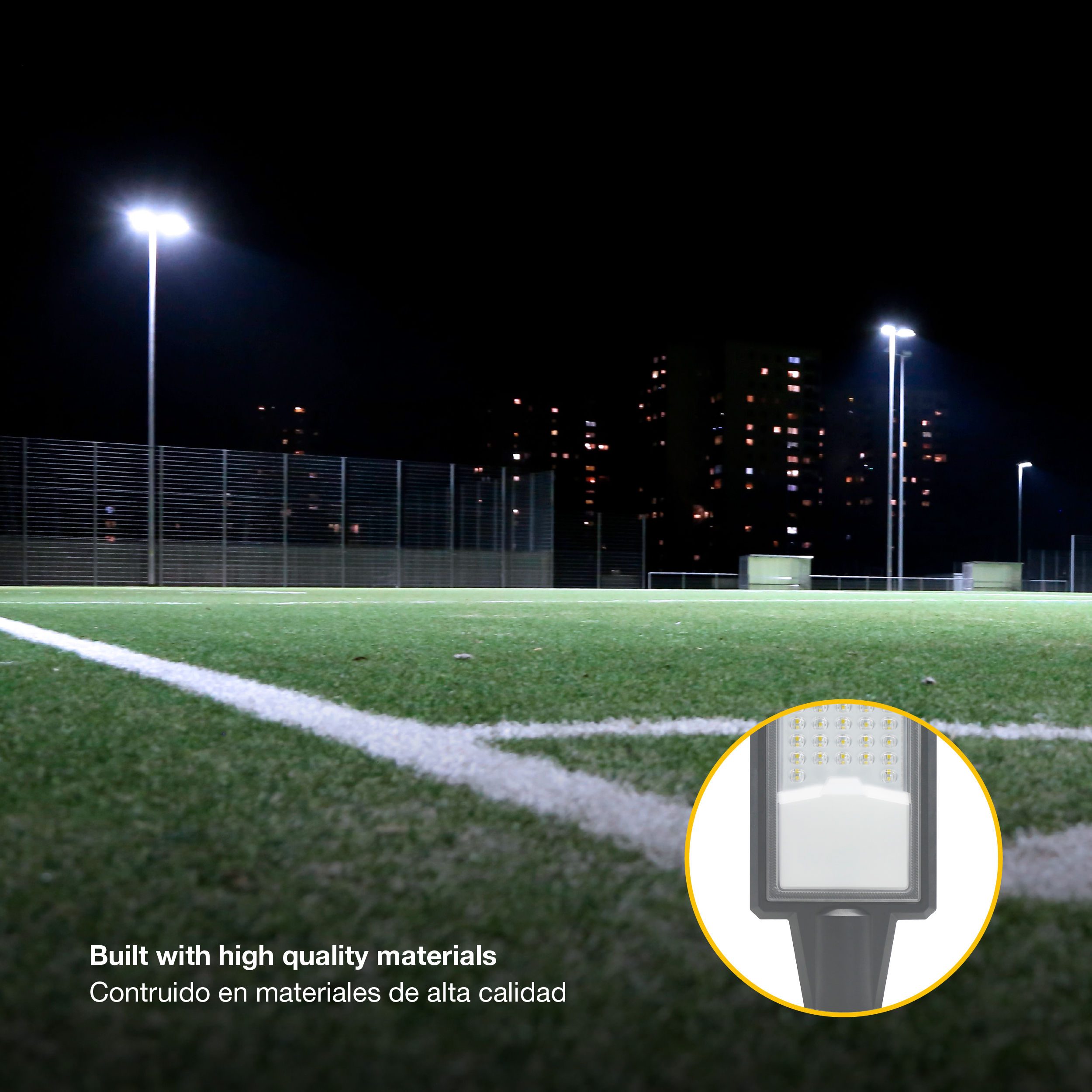 Luminaria LED de Calle 100W Blanco Frío 6500K 10000lm IP65