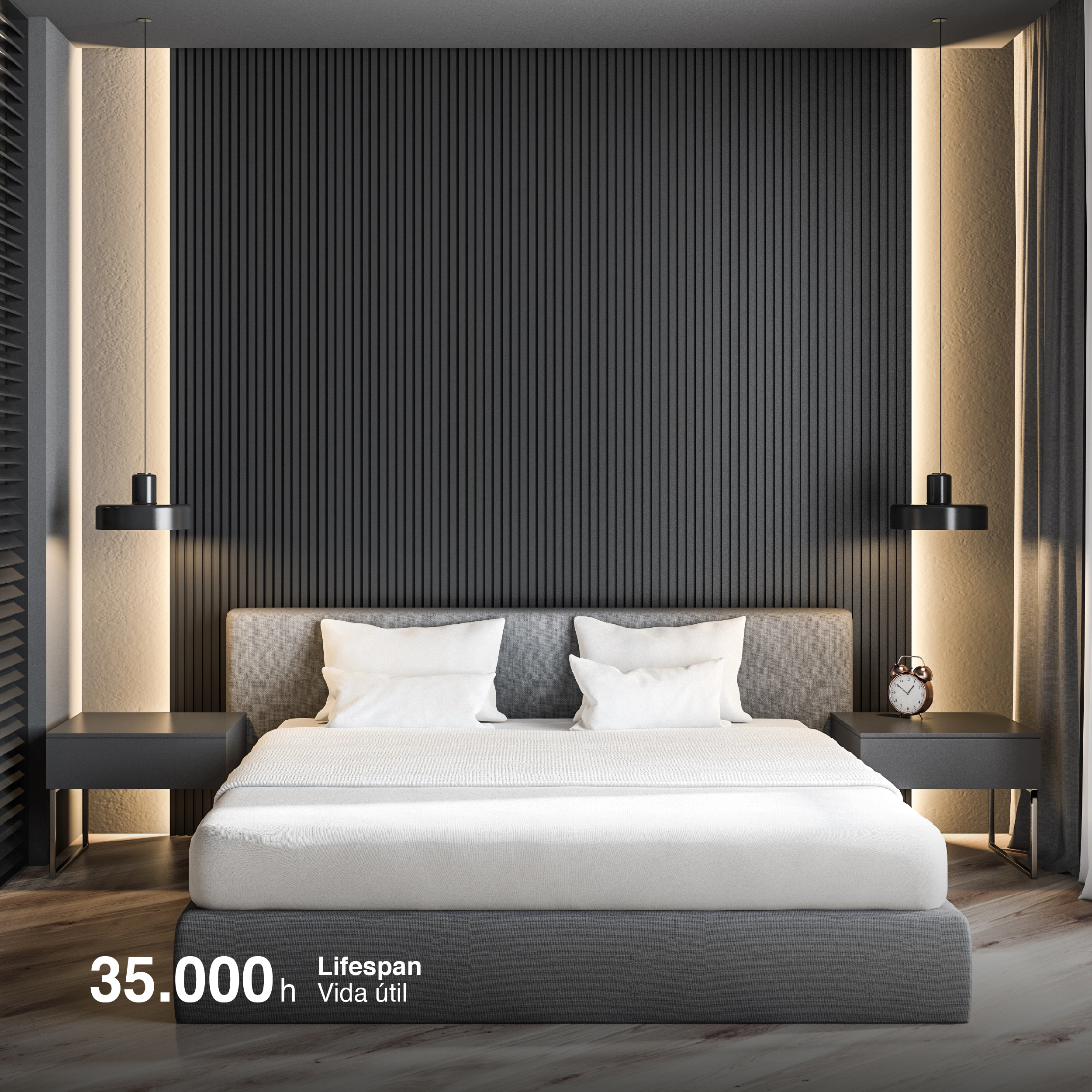 Tira LED COB 24V 8W/m Blanco Neutro 540lm/m 504LEDs/m, 5mm PCB IP33 x5m