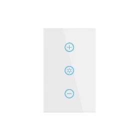 Tecla Dimmer Smart WiFi Switch Blanco