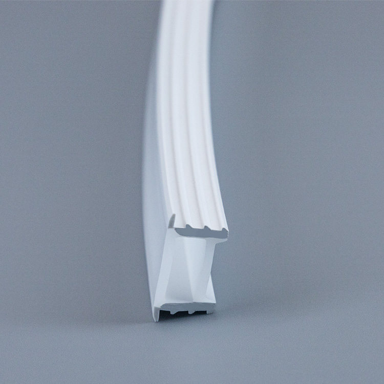 Perfil de Silicona Flexible para Tiras LED Blanco x10mts