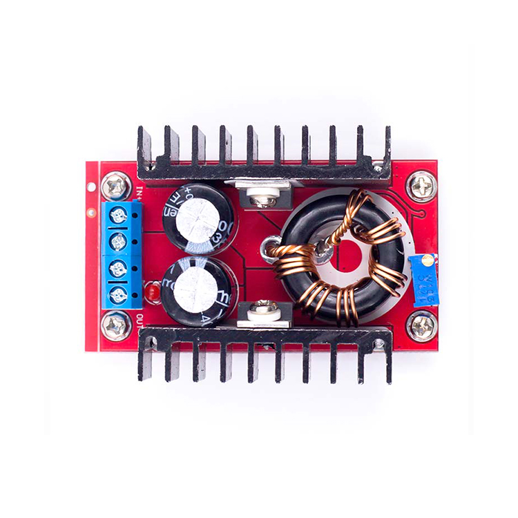 Step Up Module Dimension Módulo Step-Up Ajustable, 12-35V 150Wmax 6Amax, DC-DC