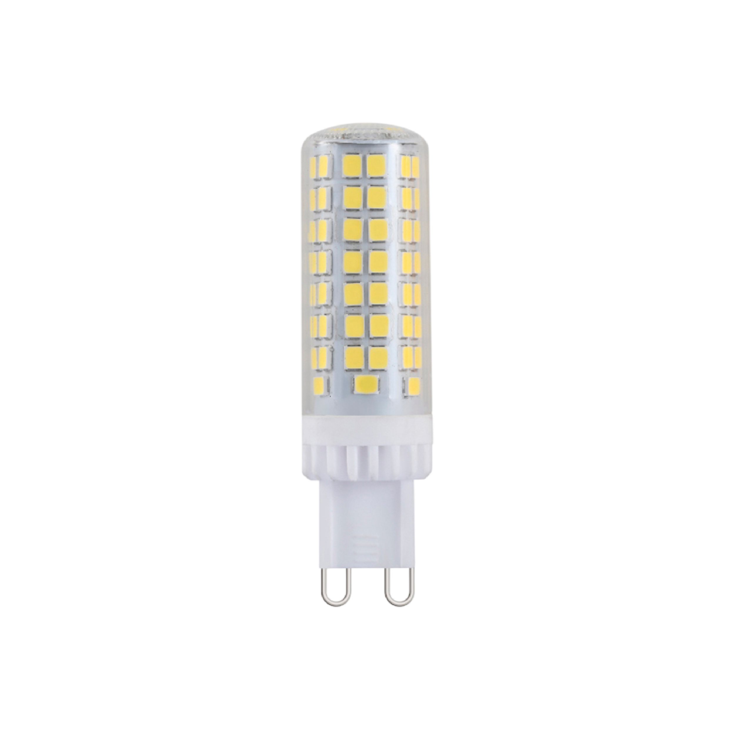 Lámpara LED G9 7W Cover Transparente Blanco Cálido 3500°K 220-240VAC
