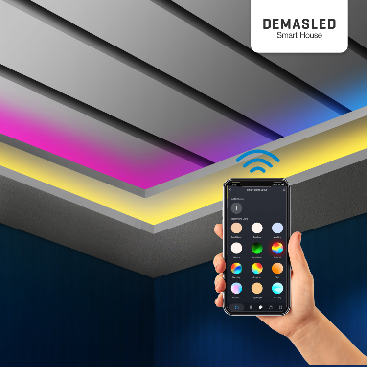 Controladora Smart Music WiFi IR RGB con Control Remoto, 12V