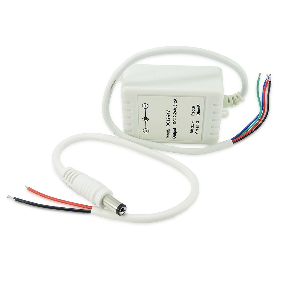 Mini Controlador RGB de fundido automático, 12-24V 144-288W 12A