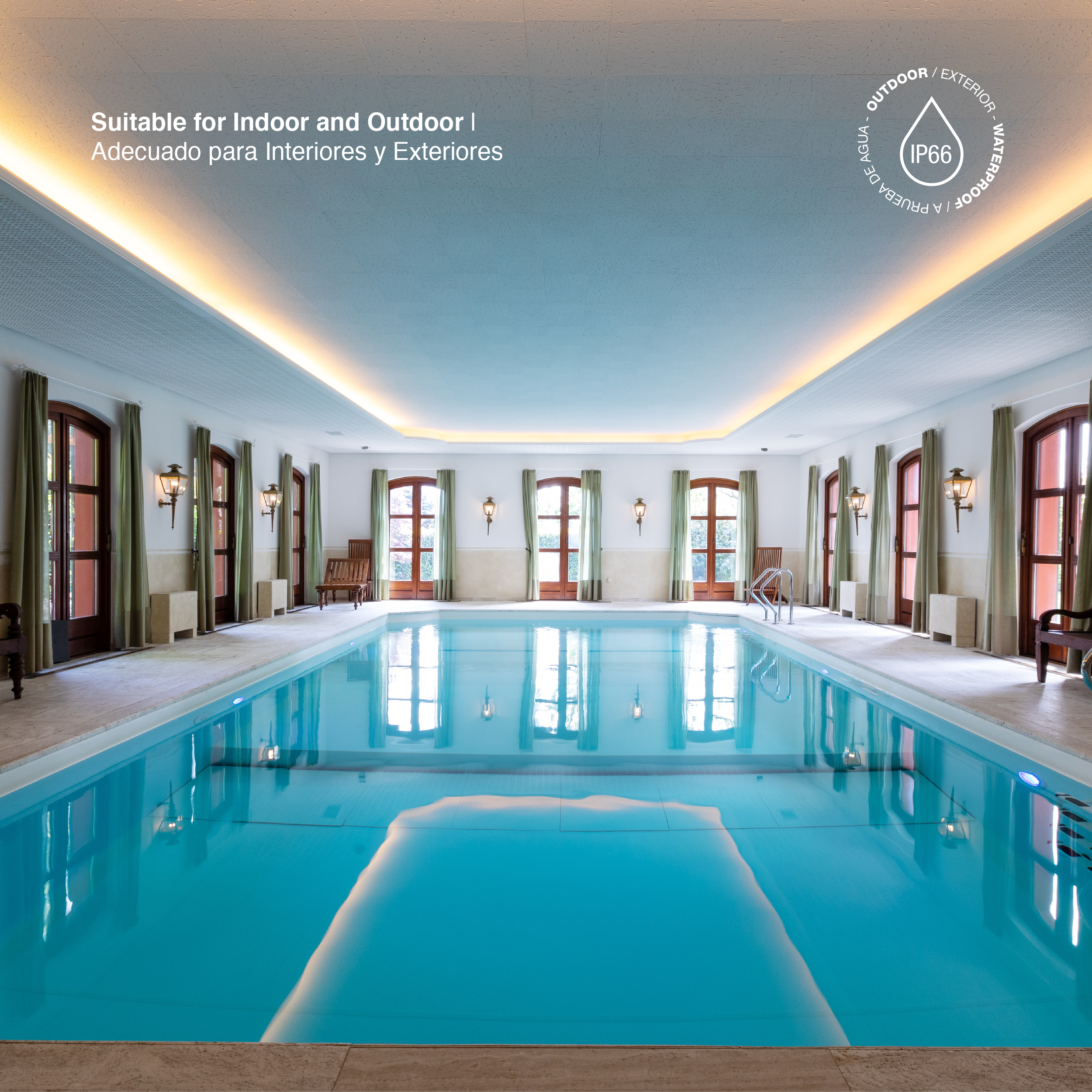 Controlador LED 5 en 1 Resistente al Agua RGB+CCT 2.4GHz 12A máx. 12-24V IP66