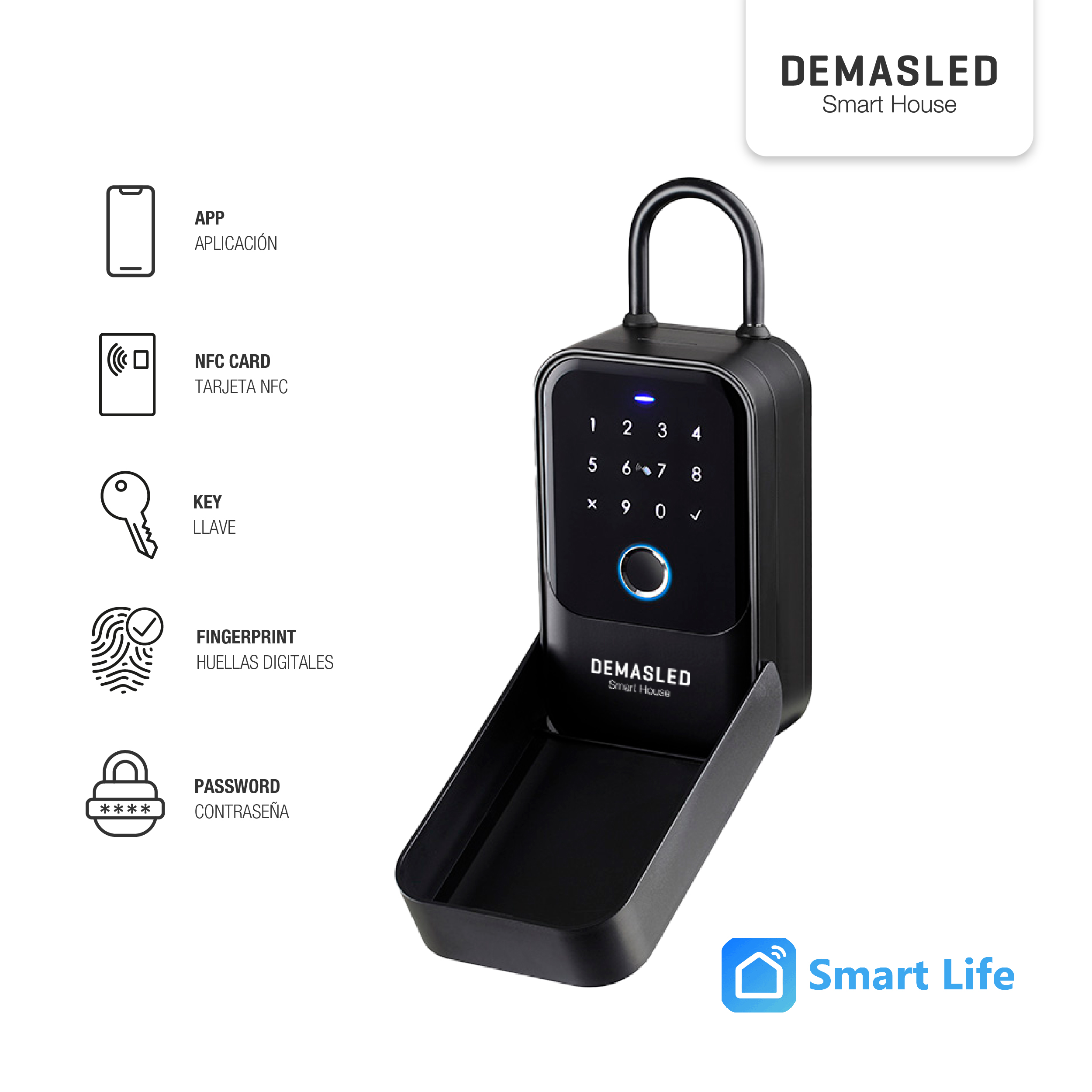 Caja de Llave Biométrica Smart IP65