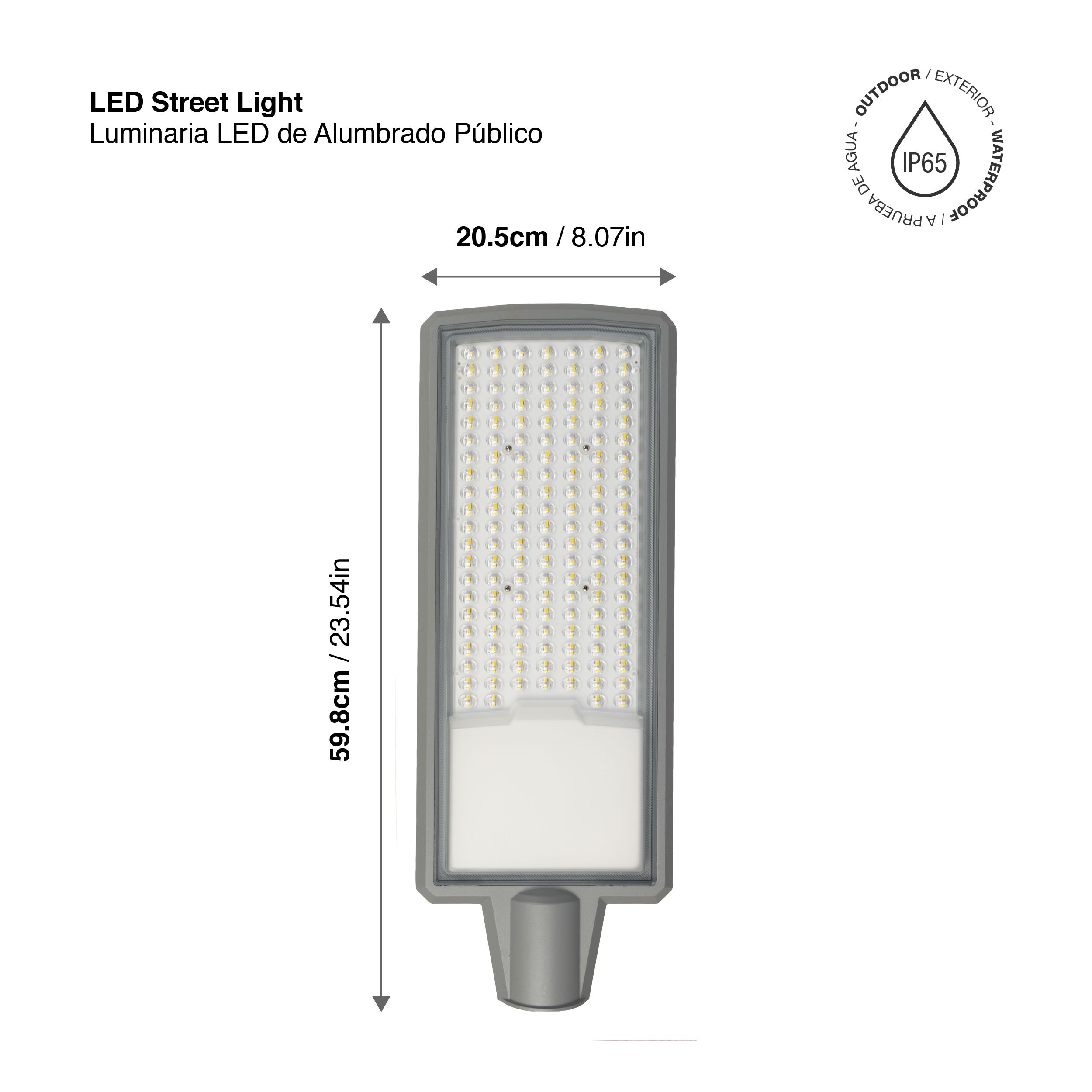 Luminaria LED de Calle 200W Blanco Frío 5700K IP65