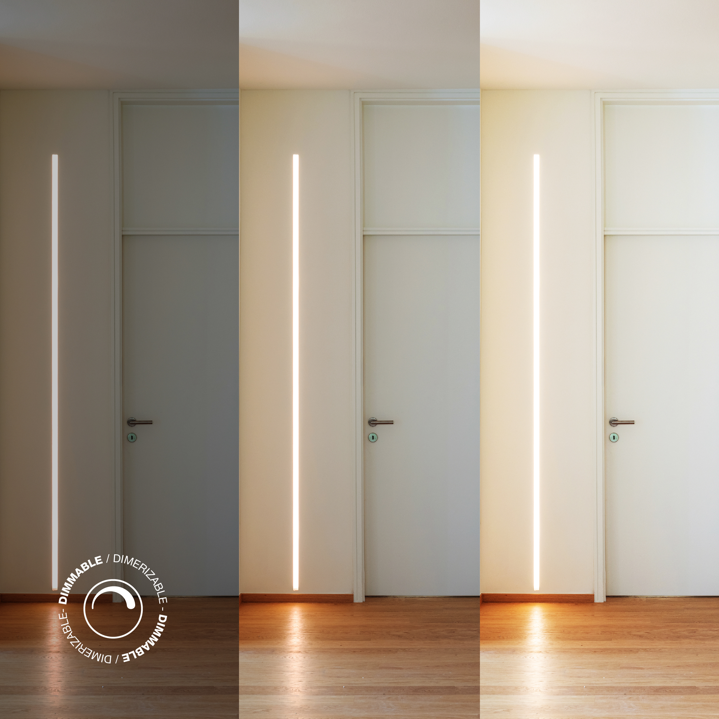 Tira LED COB 24V 15W/m Blanco Neutro 1700lm/m 528 LEDs/m, 10mm PCB IP33 x5m