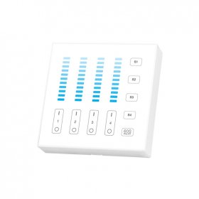 Panel de Control de Brillo 4 Zonas, Blanco 3V, 2.4GHz