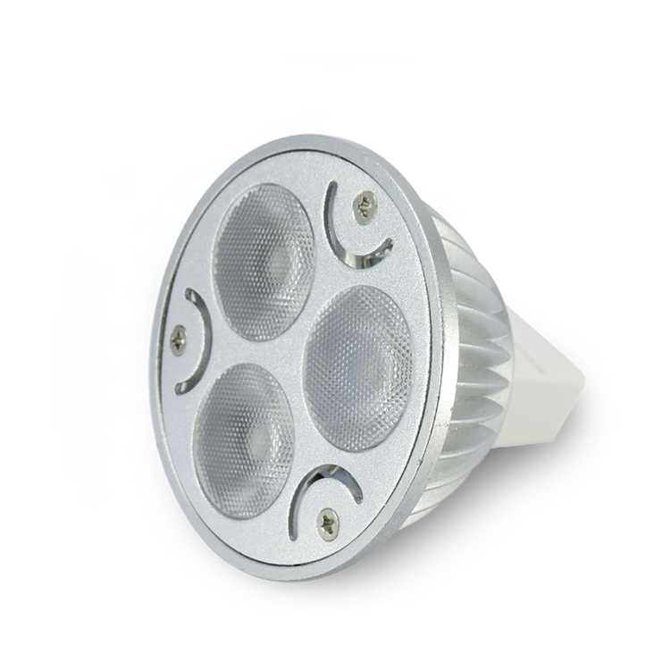  Dicroica MR16 3 Leds de 3W Rojo