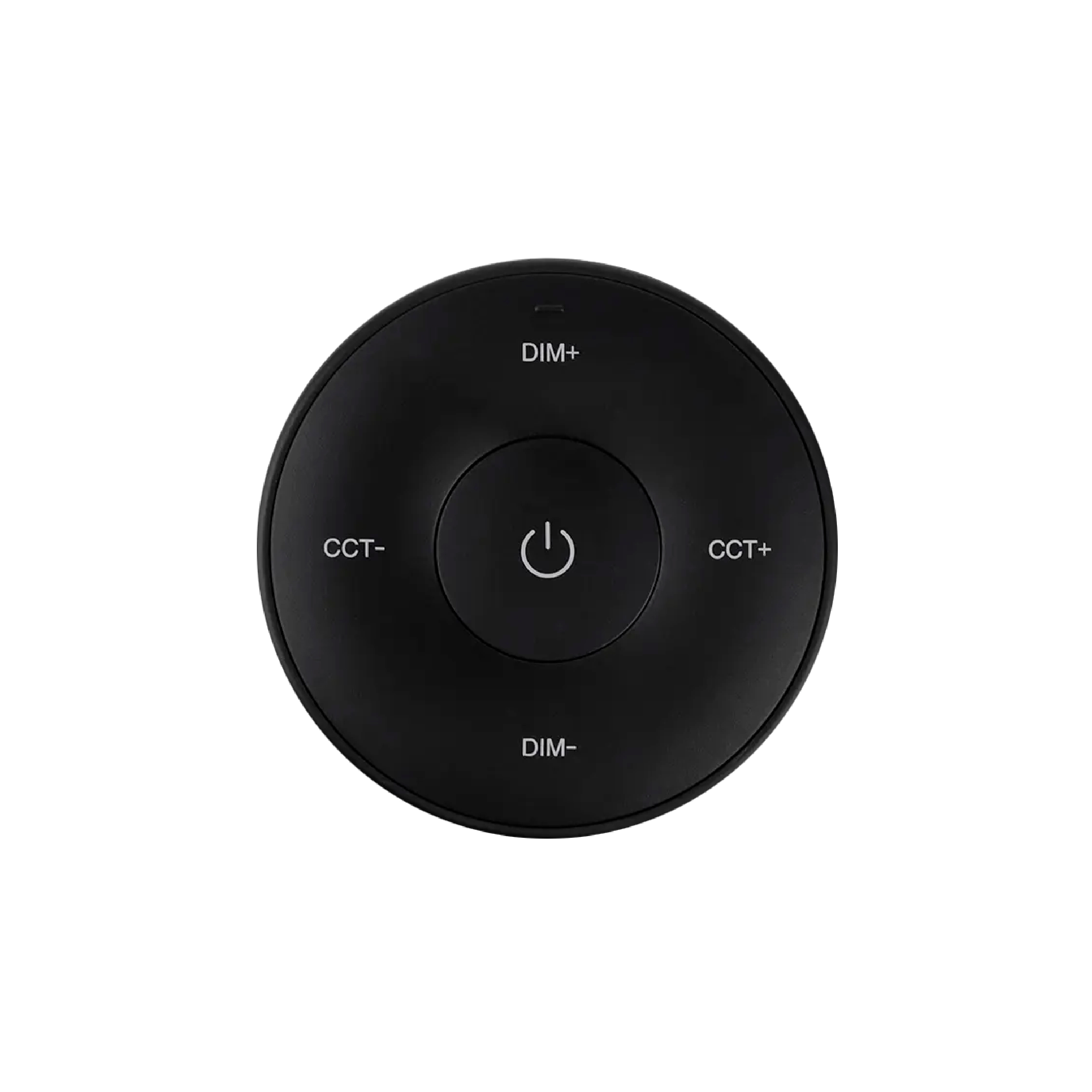 Mini Control Remoto Dimmer Giratorio con Base Magnética 3V 2.4GHz, Negro