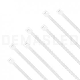 Precinto de Nylon, Blanco 7,6x300mm. 100 uds.