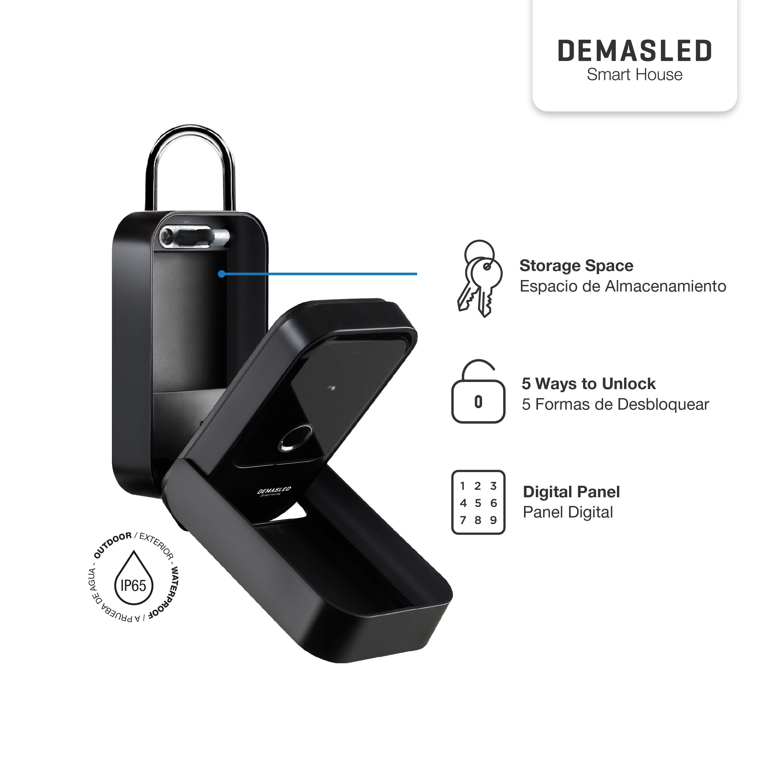 Caja de Llave Biométrica Smart IP65