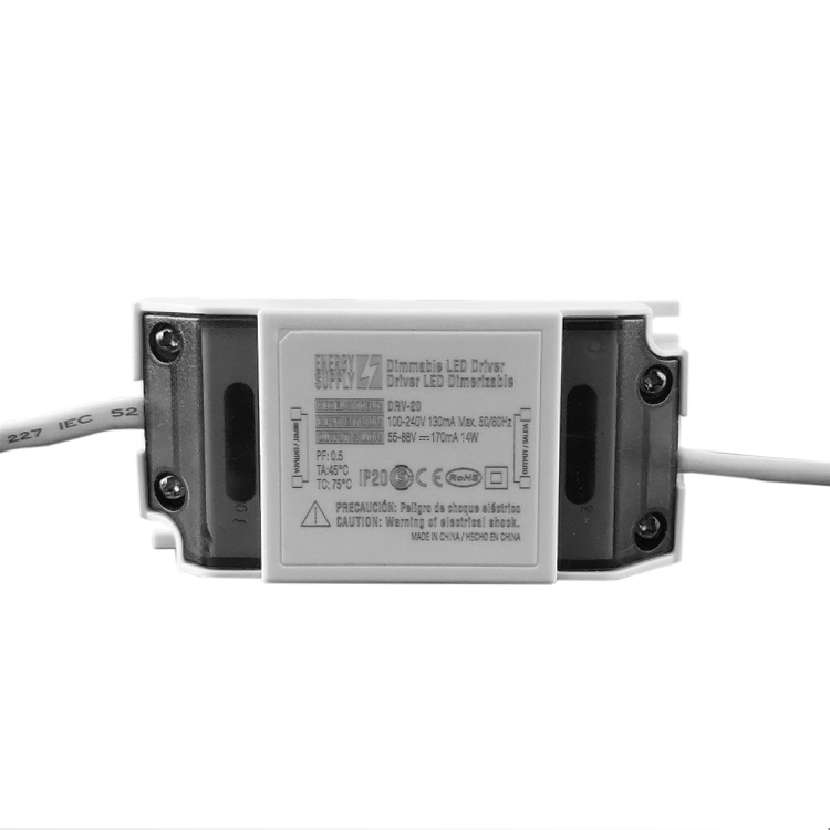 Driver LED Dimerizable, DC 55-88V 14W 170mA, Entrada AC100-240V