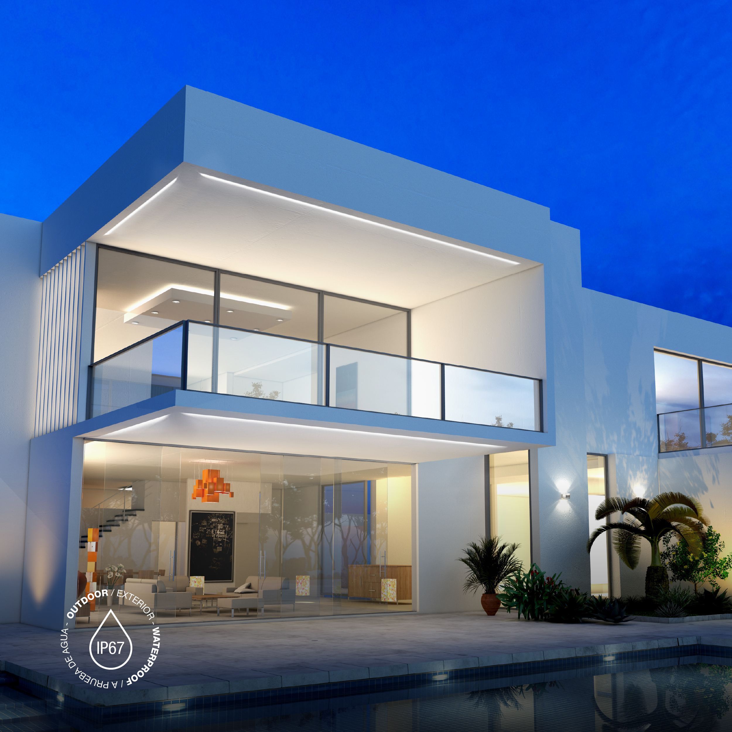 Fuente Switching 24V 6.3A 151W, 180-264VAC Exterior IP67