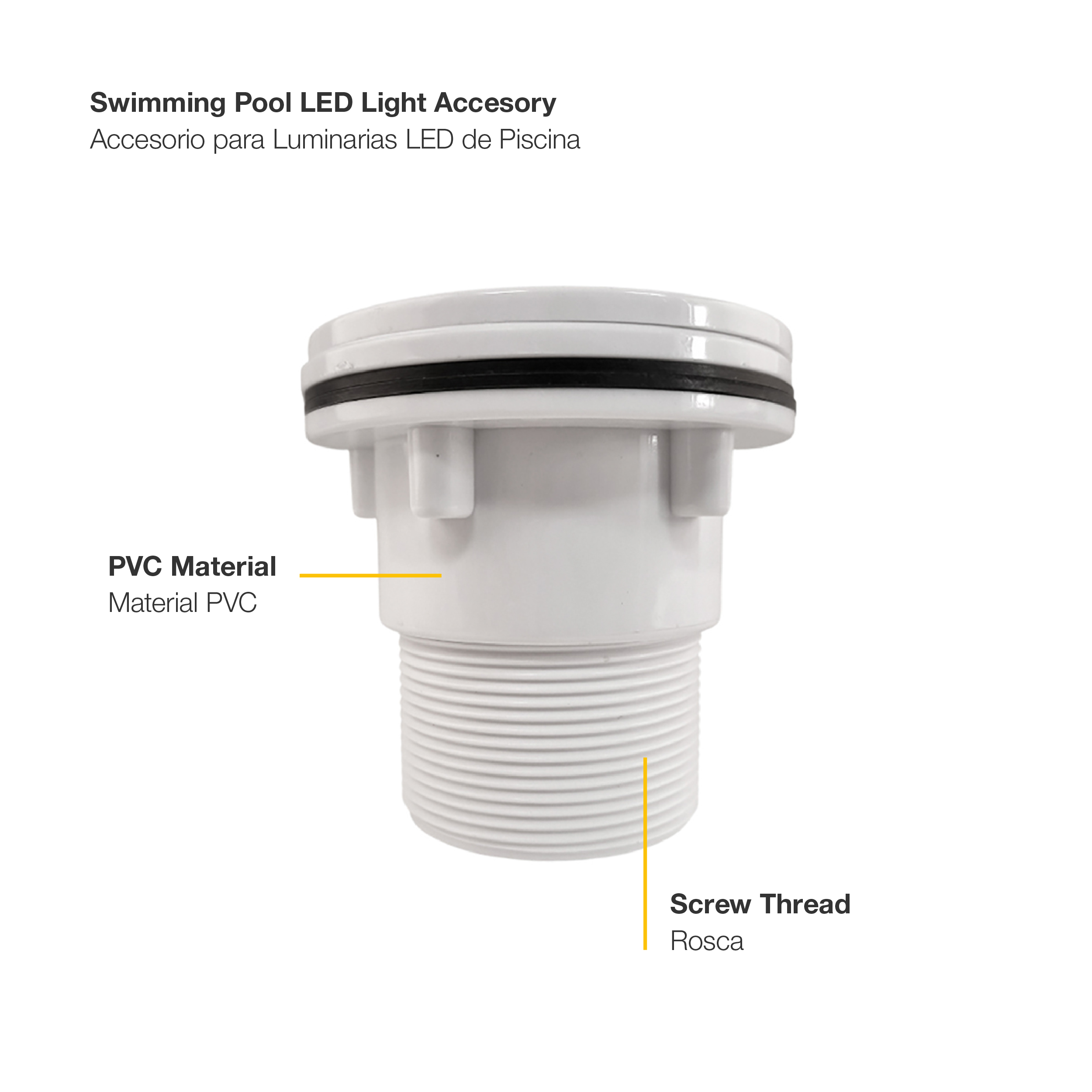 Accesorio para Luminarias de Piscina 28.8x46mm