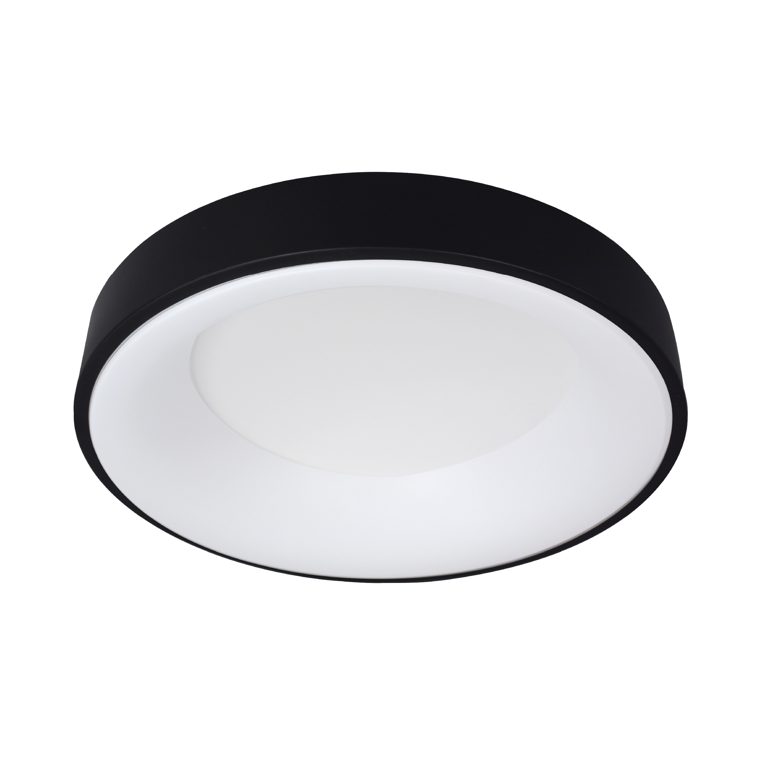 Panel LED Smart Redondo Negro Ø48x9cm 48W 210mA CCT, de Aplicar