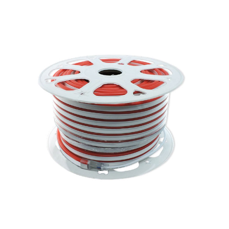 Tira LED SMD2835, IP65 220V, 6W/m, Rojo 620nm, 108 LEDs/m, 50m