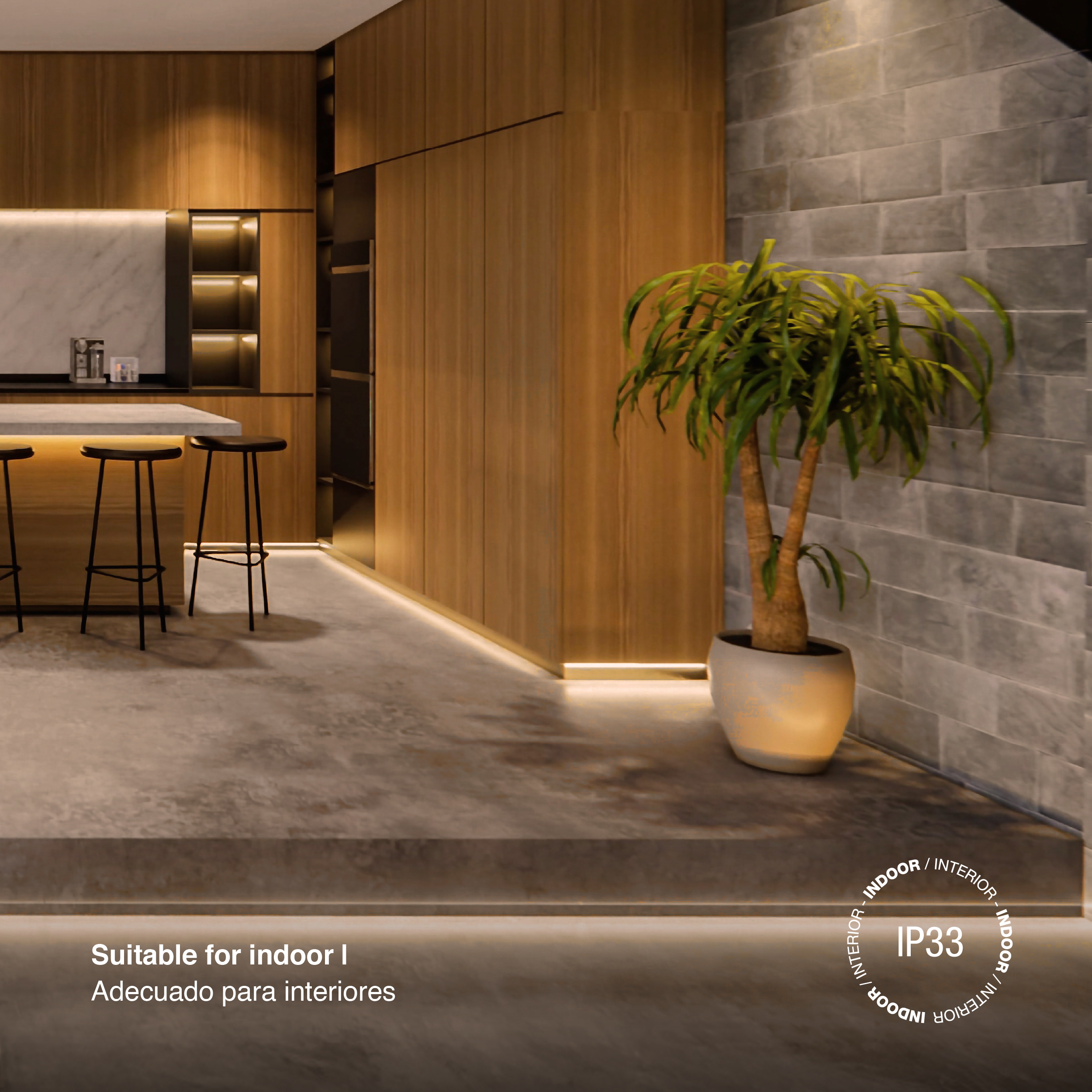 Tira LED COB Programable IC Pixel 24V 11W/m Blanco Cálido 420LEDs/m, 10mm PCB x5m