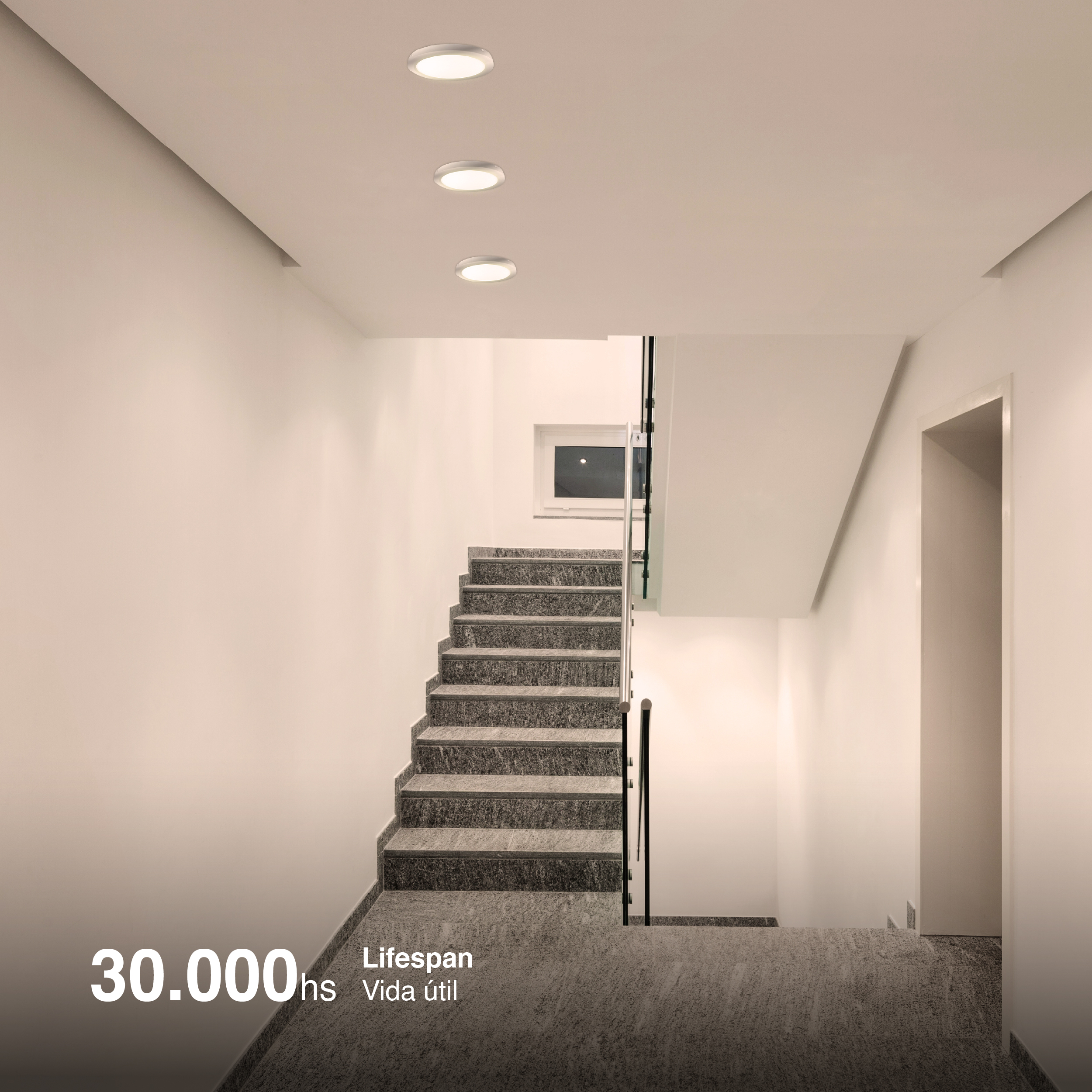 Plafón LED Redondo Níquel de 22cm 18W 1230lm Blanco Cálido, de Aplicar